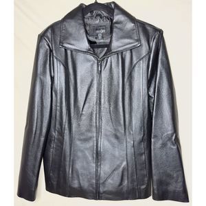 Women’s East 5th, Leather Jacket, L, Black